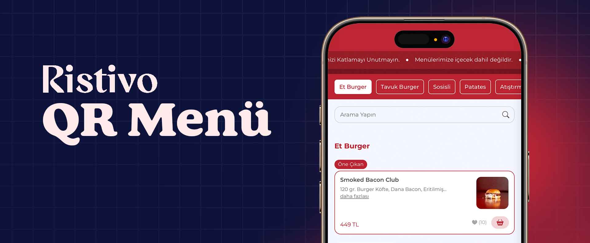 Ristivo QR Menü